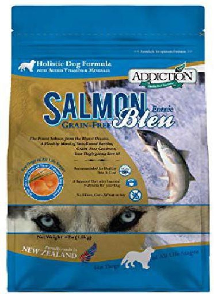 Addiction Pet Foods Grain Free Adult Dry Dog Food Salmon Bleu