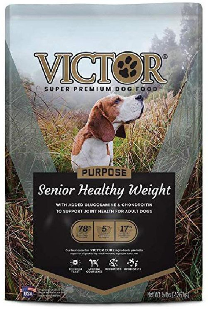 Victor senior shop dog food