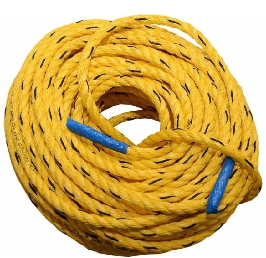 Hiken Submersible Rope Yellow Borewell Danline Rope (10meter -16mm) Yellow  - Buy Hiken Submersible Rope Yellow Borewell Danline Rope (10meter -16mm)  Yellow Online at Best Prices in India - Camping & Hiking