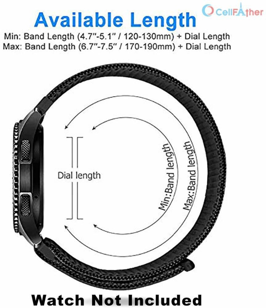 Gear s3 hot sale band size