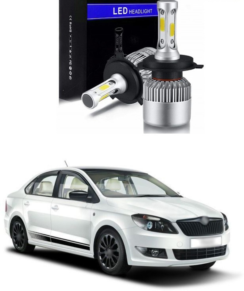 PRTEK LED Headlight Bulbs Conversion Kit COB High Low Beam