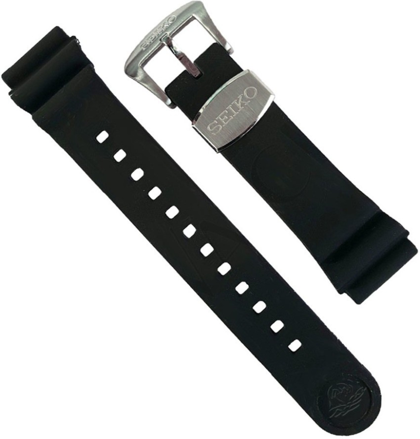 Seiko 22MM RUBBER DIVE STRAP 22 mm Silicone Watch Strap Price in