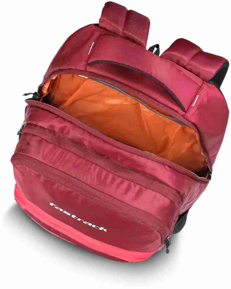 Fastrack red outlet backpack