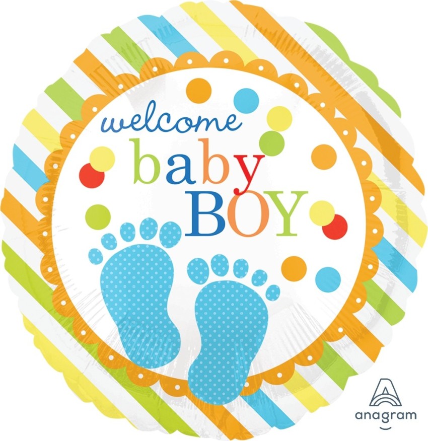 Anagram WELCOME BABY Foil Balloon Bouquet Baby Carriage – Tacos Y Mas