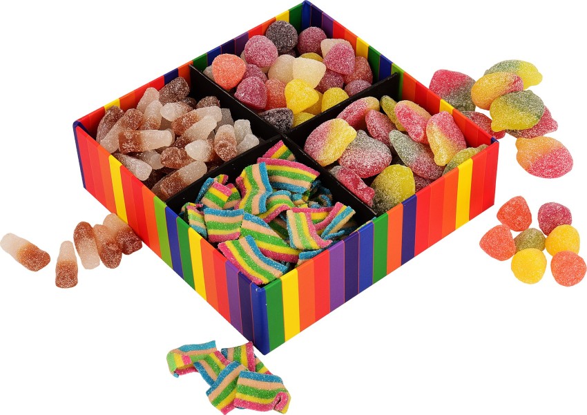 House Of Candy The Fizzy Tango Black Box, Vegetarian Mixed Sweet Pack w/  Hard Candies, Fruit Sweets, Fizzy Colas Mix Flavor Candy Price in India -  Buy House Of Candy The Fizzy Tango Black Box, Vegetarian Mixed Sweet Pack  w/ Hard Candies, Fruit