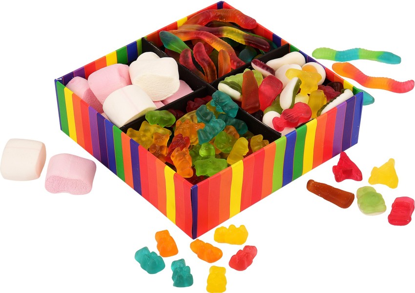 House of Candy Fizzy Jellies – 300gm, Jelly Mix and Fizzy Chips Candy Box