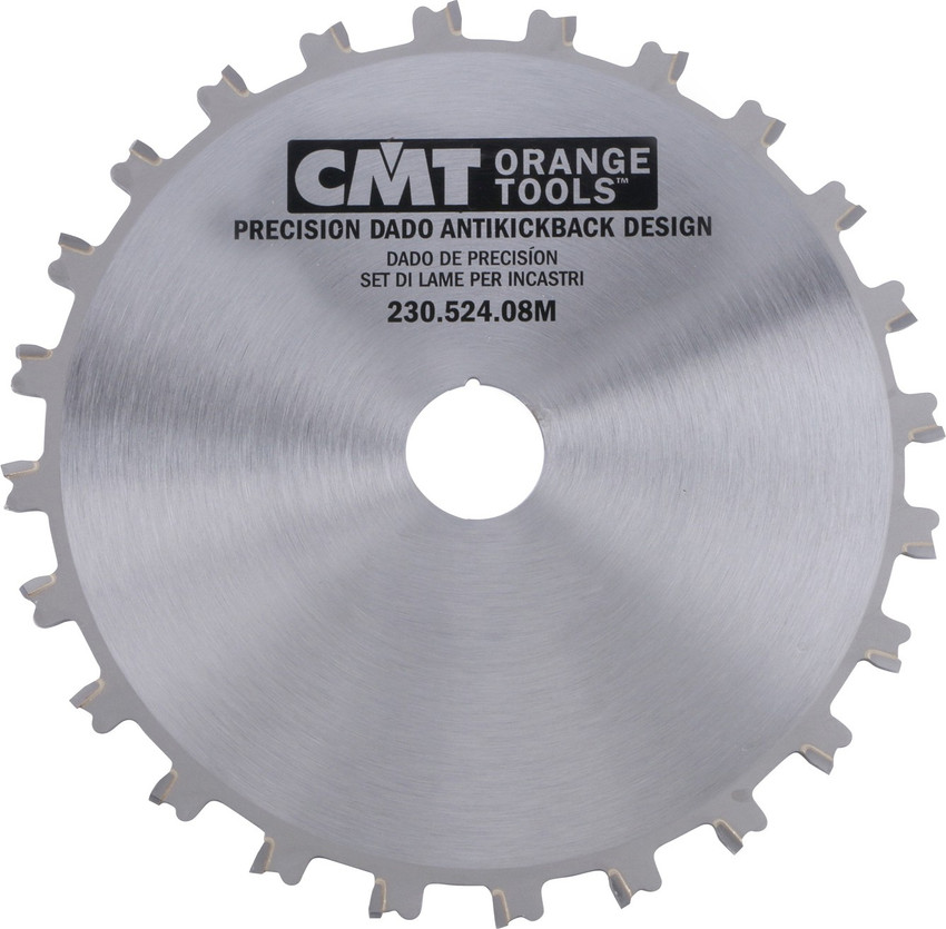 Adjustable dado blade top for table saw