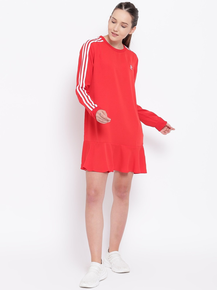 ADIDAS ORIGINALS Women A line Red Dress Buy ADIDAS ORIGINALS Women A line Red Dress Online at Best Prices in India Flipkart