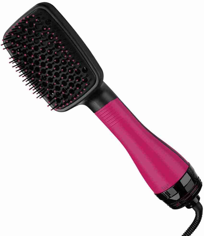 Hairdryer and brush top