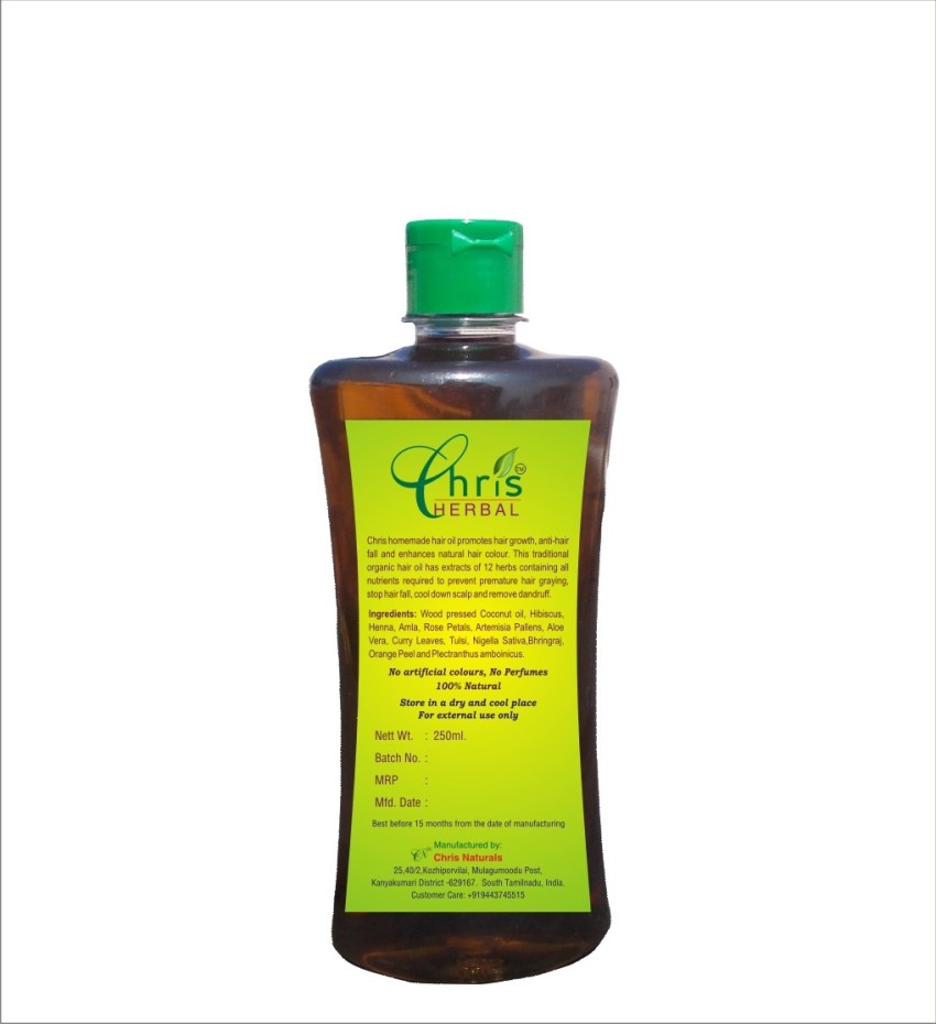 Retailer Handmade mixed herbs hair oil