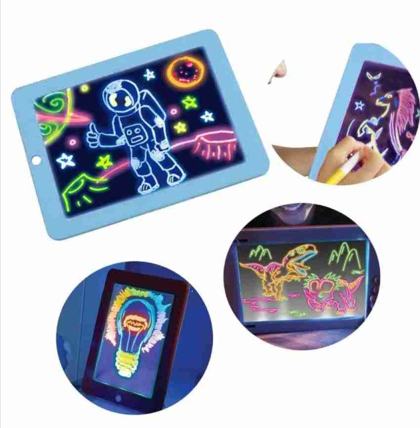 Magic Pad 3d Luminous Children's Drawing Board Electronic Writing B