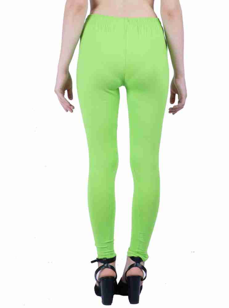 Buy LGC Viscose Lycra Parrot Green Legging for Women (Size: XL) at