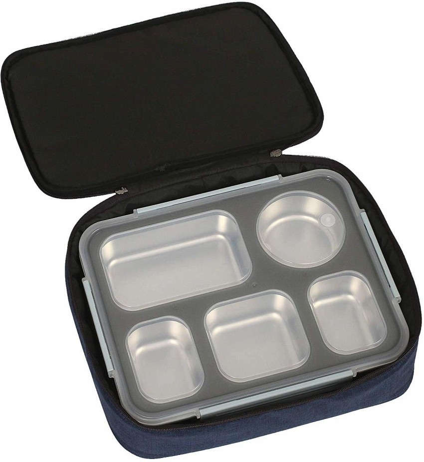 Femora High Steel Rectangle Lunch Box Steel