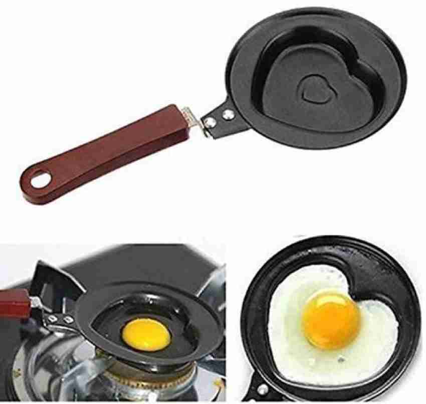 1pc Mini Egg Pancake Frying Pan NonStick Omelette Breakfast Cookware Heart  Shape