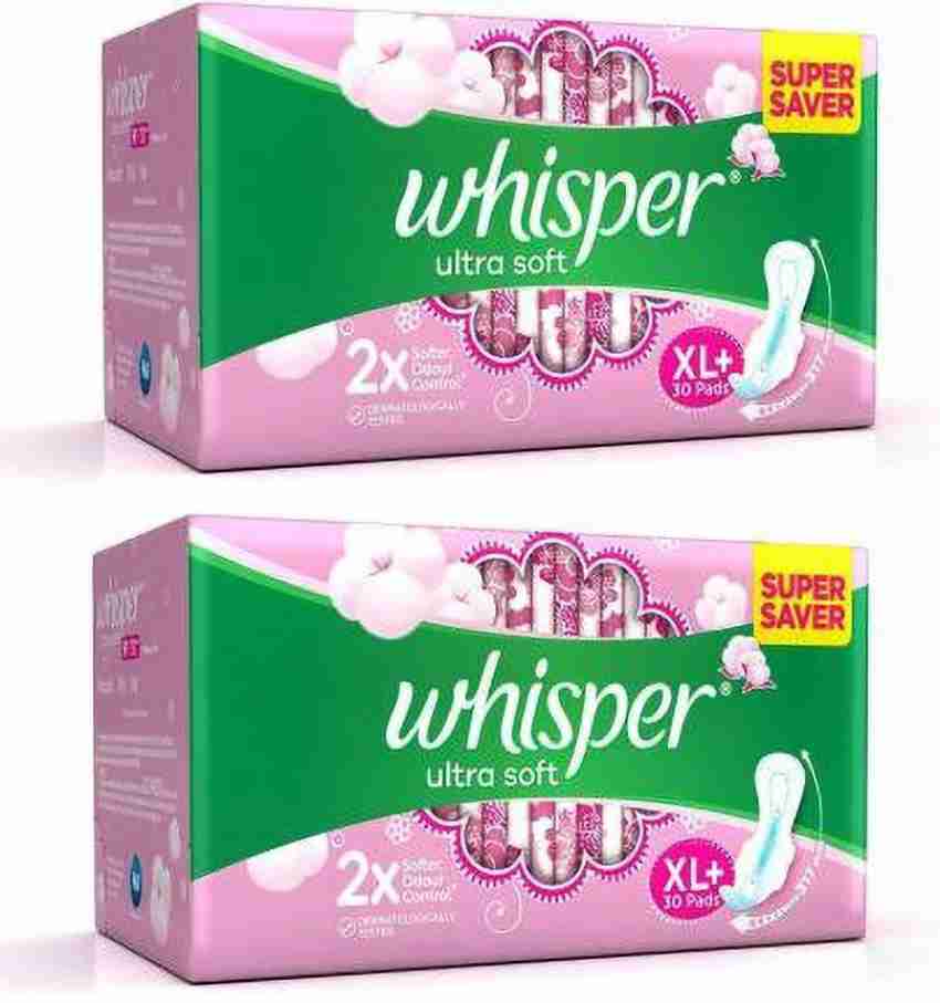 WHISPER ULTRA SOFT SANITARY PADS - HerbiChem: India's Online Pharmacy| Buy  Medicines Online