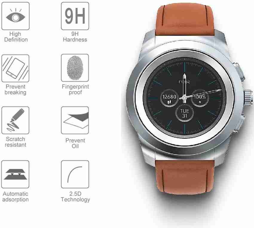 iloft Tempered Glass Guard for NoiseFit Fusion Hybrid Smart Watch