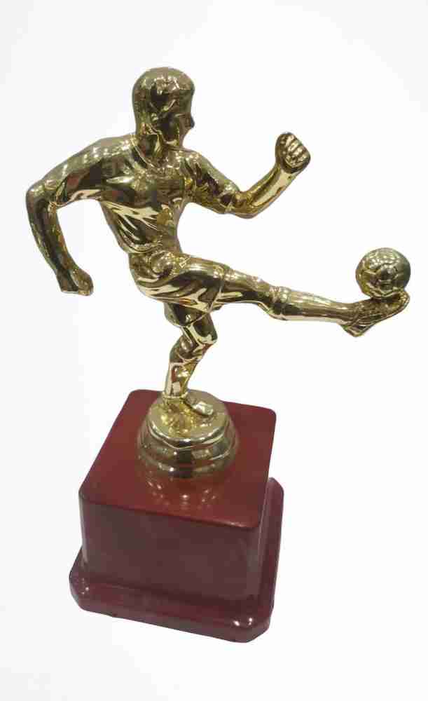 Q SPORTS Best Football Player Award Cup 7 Inches Trophy Price in