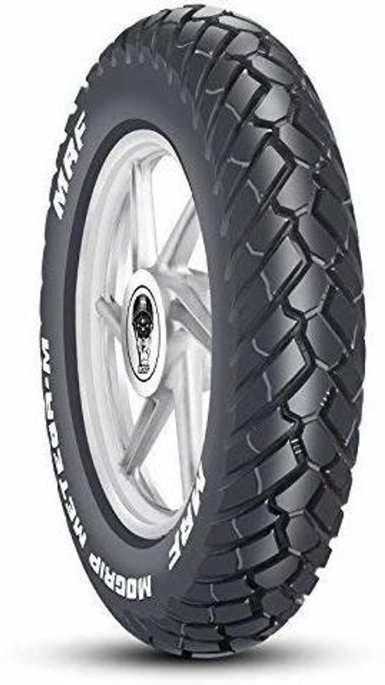 MRF 120 90 17 64H Tube Tyre TUBE BIKE TYRE Rear Two Wheeler Tyre