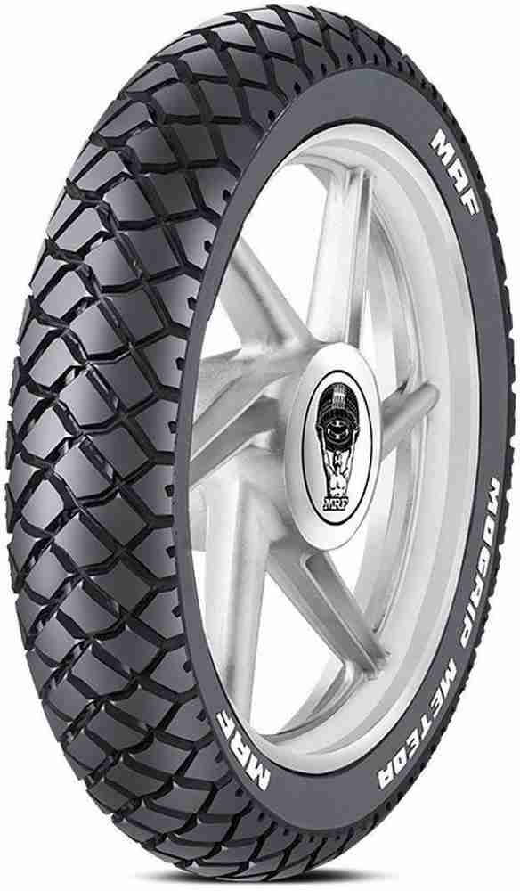 MRF Mogrip Meteor 110 90 19 62P Tube Type Bike Rear Two Wheeler