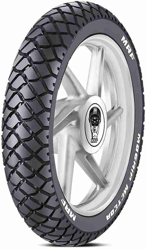 MRF Mogrip Meteor 110 90 19 62P TUBELESS Bike Rear Two Wheeler