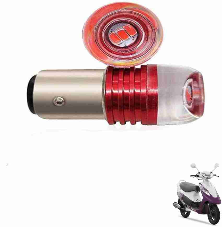 Crokrok red led bulb 172 Brake Light Motorbike LED for TVS 9 V