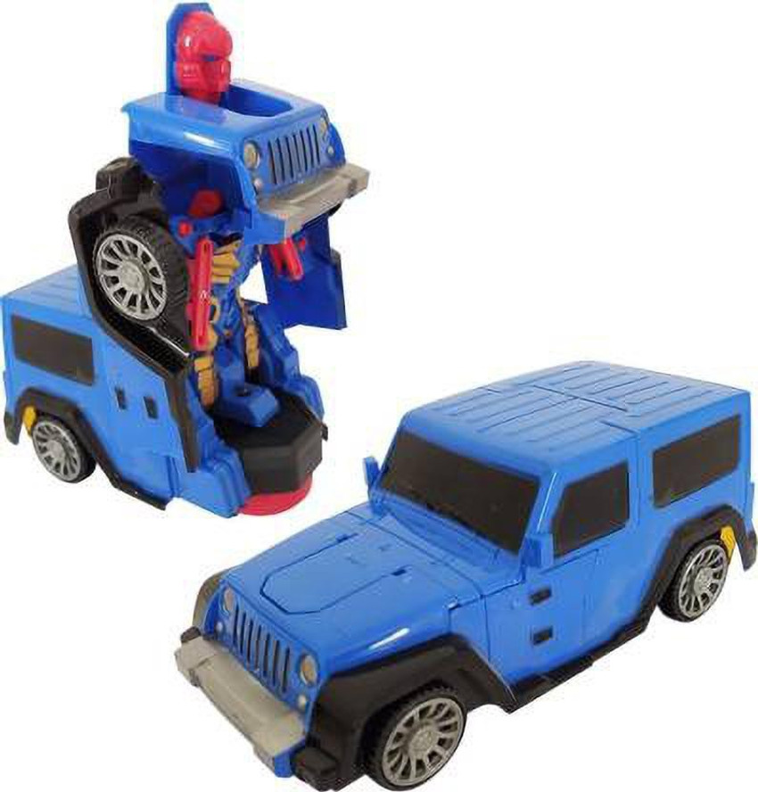 Blue car transformer toy hotsell