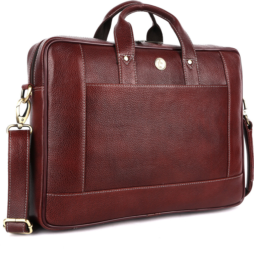 Genuine leather laptop bags online discount