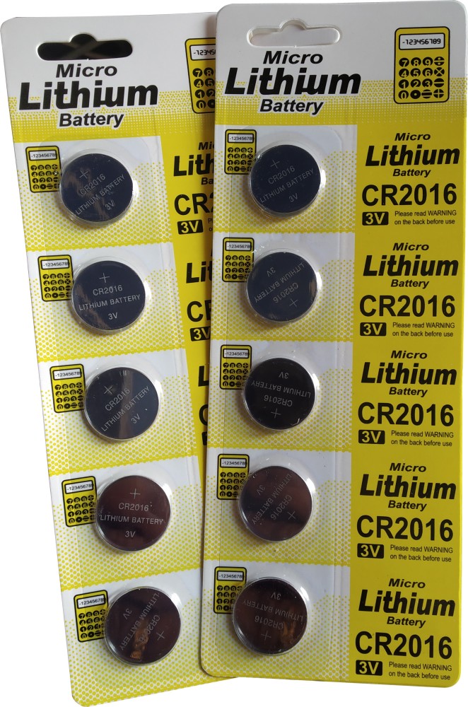 Pile CR2016 - 3V - Lithium