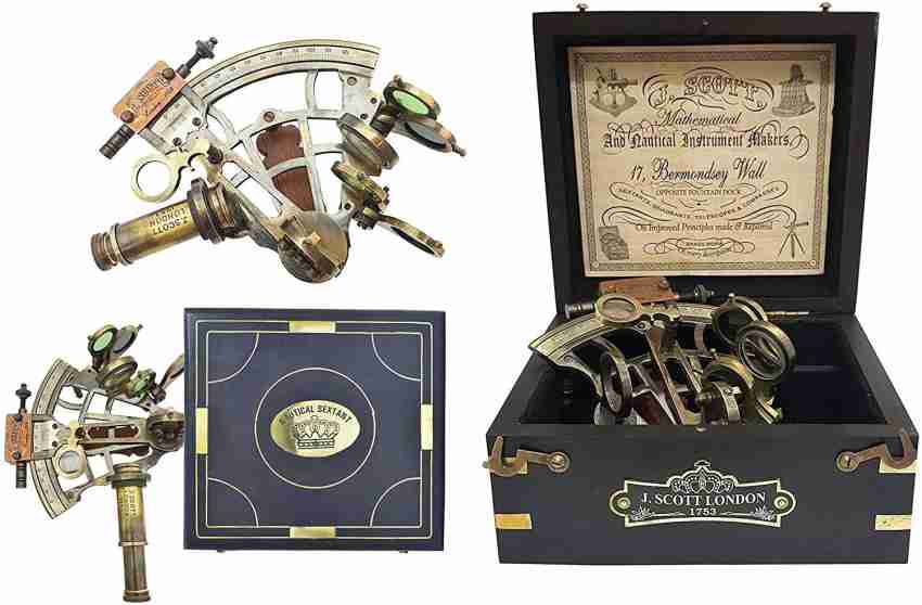 Vintage Brass Sextant