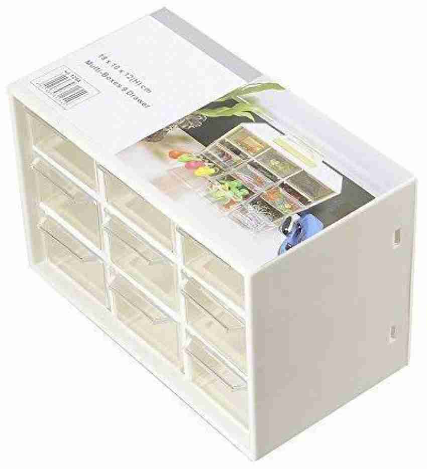 4Pcs/Set Plastic DIY Grid thickened Organizer Storage Box
