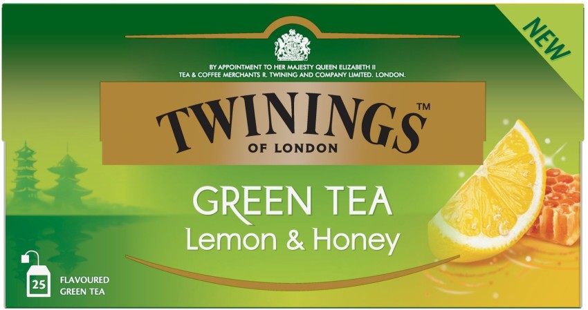 TWININGS Green Tea Lemon & Honey Imported 40G Lemon, Honey Tea Bags Box  Price in India - Buy TWININGS Green Tea Lemon & Honey Imported 40G Lemon, Honey  Tea Bags Box online