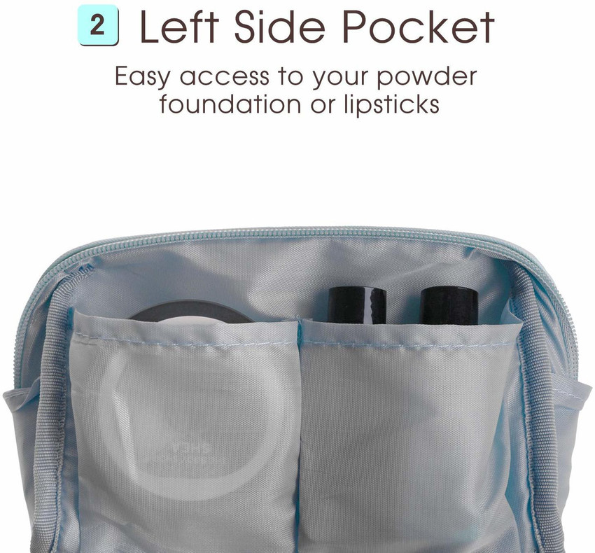 2 pocket makeup bag deals