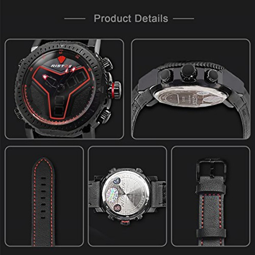 RISTOS R 003 Ristos 9341 Red Analog Digital Watch For Men Buy