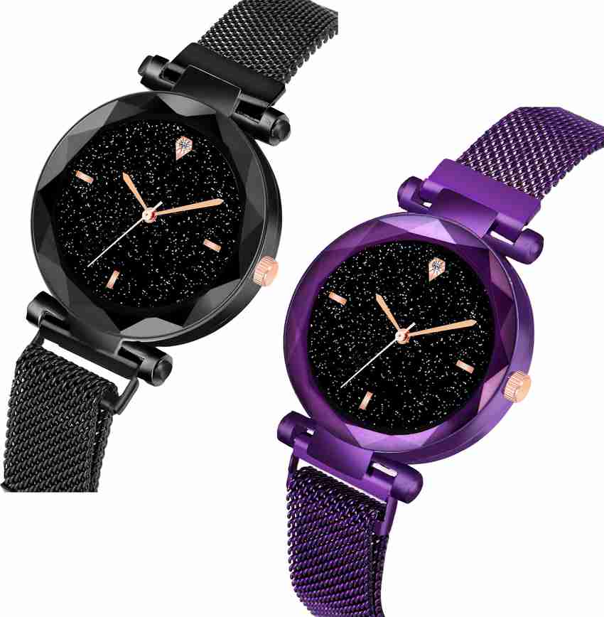 just like megnet belt combo watch Magnetic Buckle Strap Analog