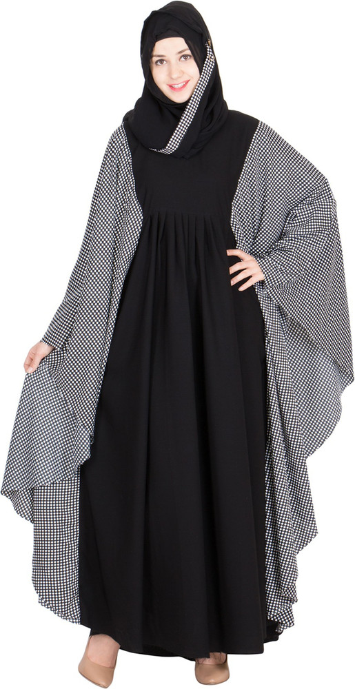 shanaz fashion Khazi style dubai Georgette Graphic Print Abaya