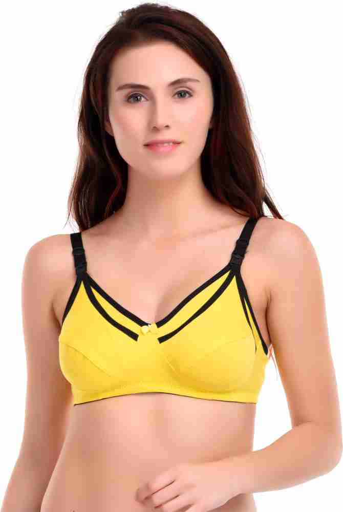 Buy FASTDEAL Women T-Shirt Lightly Padded Bra (Yellow) PACK OF 1