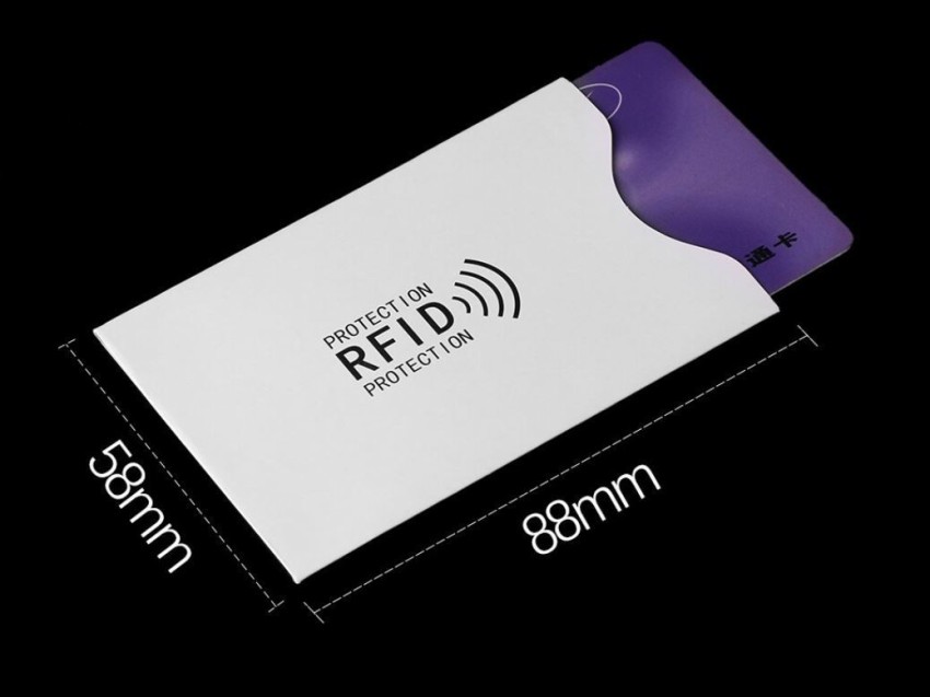 Unique Rfid Blocking Card Holder- 4 Pcs. Card Protector Sleeves Blocks Credit Cards, Blocking Sleeve, Blocking Pouch, Rfid Credit/Debit Card Sleeves,A
