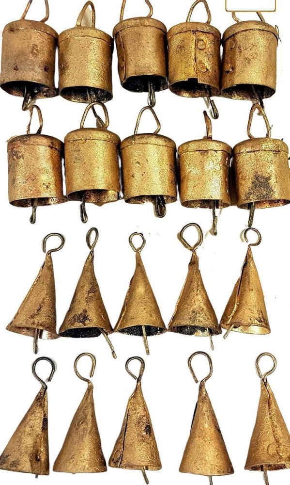 30 Pcs Bells Craft Small Bells Brass Bells Vintage Bells With Hooks For  Hanging Wind Chimes Making