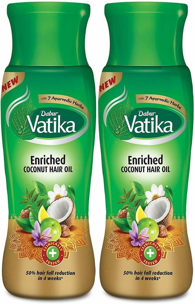 DABUR VATIKA Enriched Coconut Hair Oil 300ml EPIC (Pack Of 2) Hair