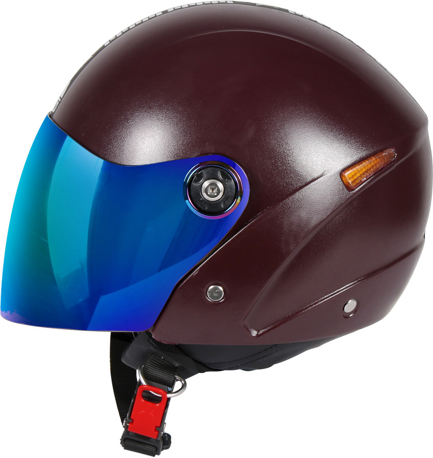 Mirror visor helmet sales