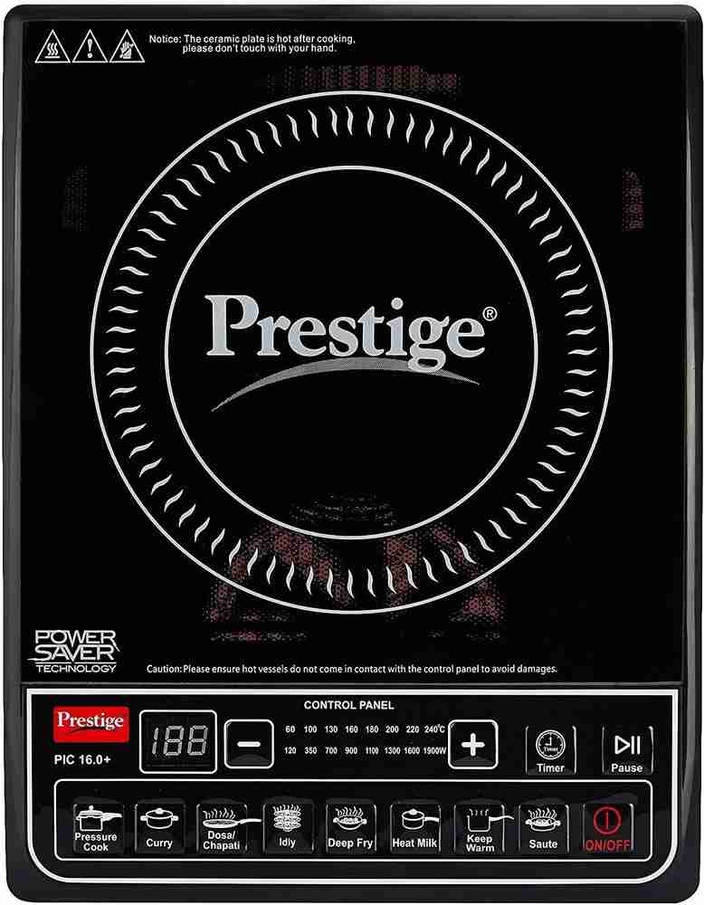 Prestige 1900 watt on sale induction cooktop