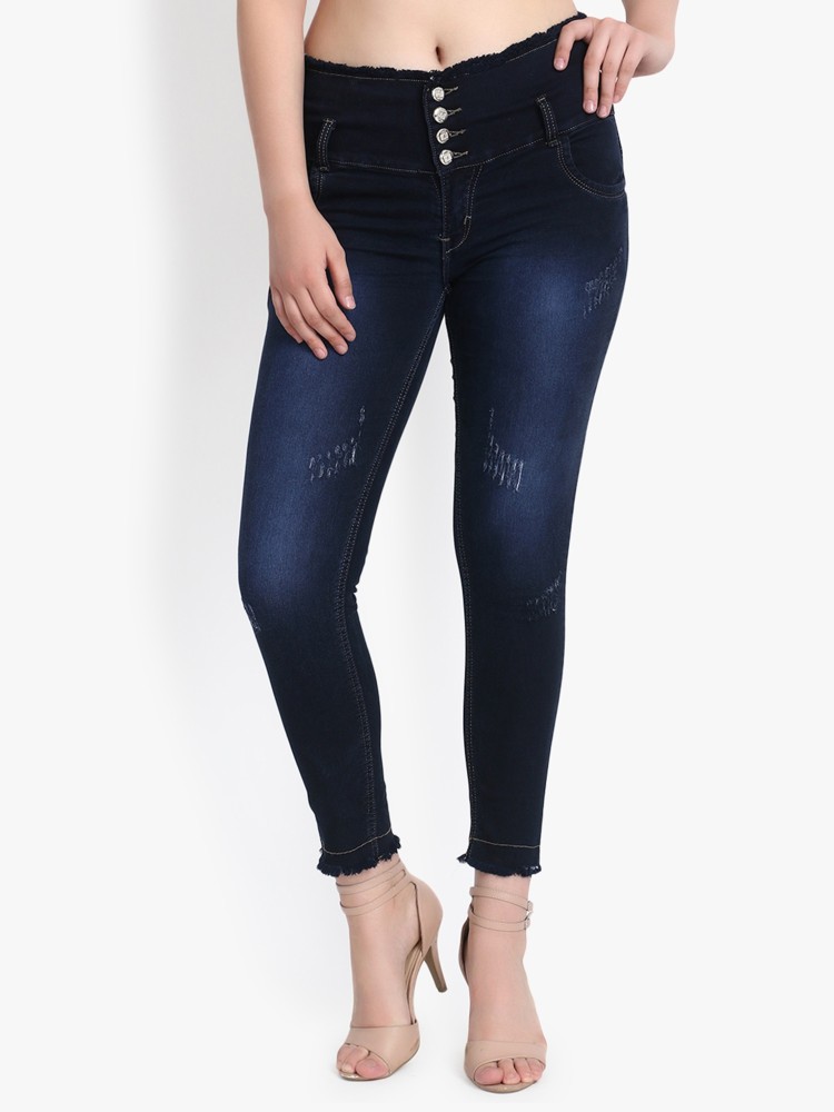 High waist orders jeans on flipkart