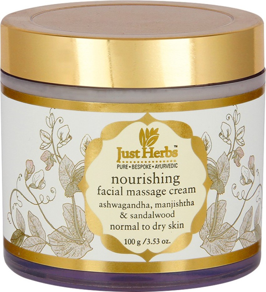 Just Herbs Nourishing Facial Massage Cream 100gm