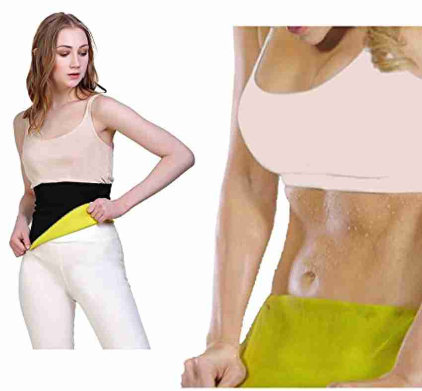Waist Trimmer Fat Burner Belly Tummy Waist Sweat Belt/Adjustable Sweat Belt  Waist Trimmer for Men & Women Slimming Belt
