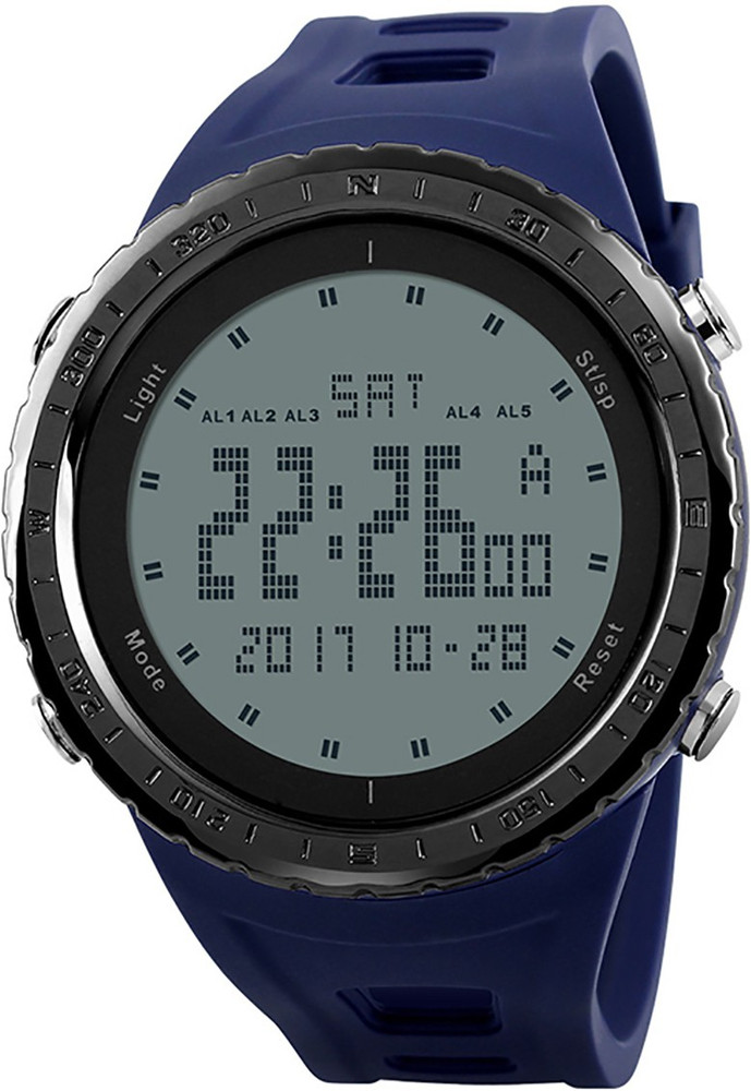 ARKHASA Waterproof Original SKMEI 1246 LCD Display Blue Digital Watch For Men Buy ARKHASA Waterproof Original SKMEI 1246 LCD Display Blue Digital Watch For Men Digital Round 5 Alarms Sports