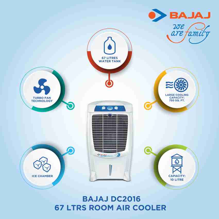 BAJAJ 67 L Desert Air Cooler Price in India Buy BAJAJ 67 L