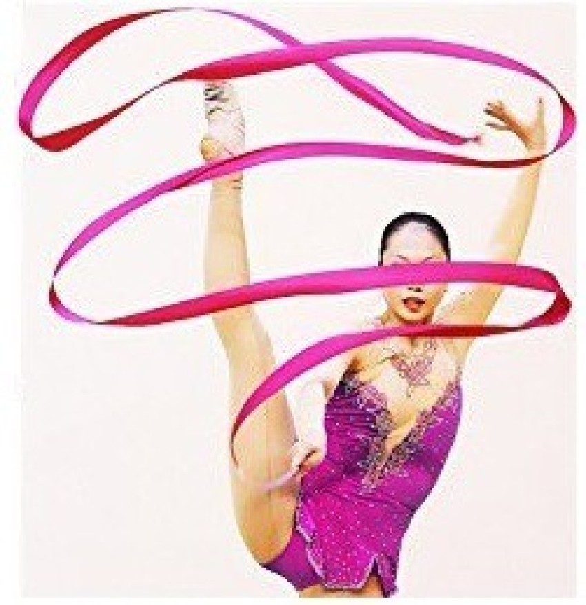 Single Twirling Rhythmic Gymnastic Ribbon