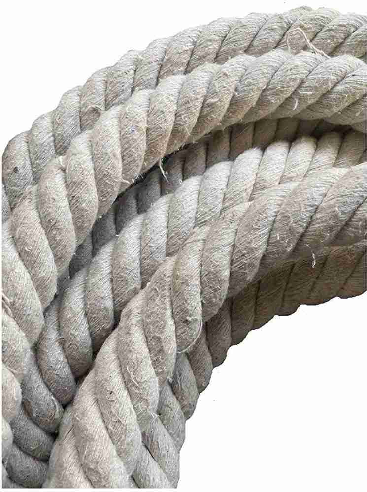 fozti Tug of War Olympic Cotton Rope 5Meters - 40mm thickness Battle Rope  Price in India - Buy fozti Tug of War Olympic Cotton Rope 5Meters - 40mm  thickness Battle Rope online