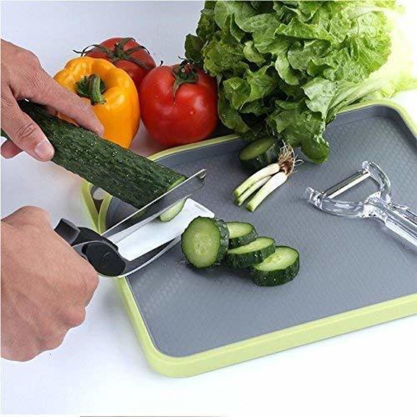 BLACK Stainless Steel Vegetables Clever Cutter Knife, For Home And Kitchen