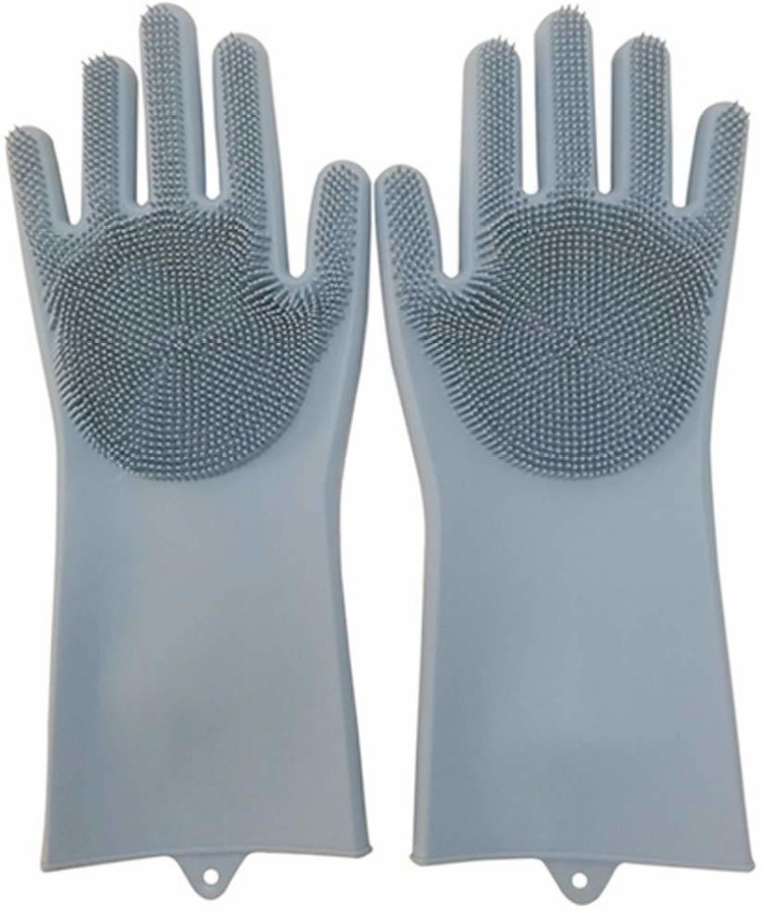 Hand gloves for cleaning shop vessels